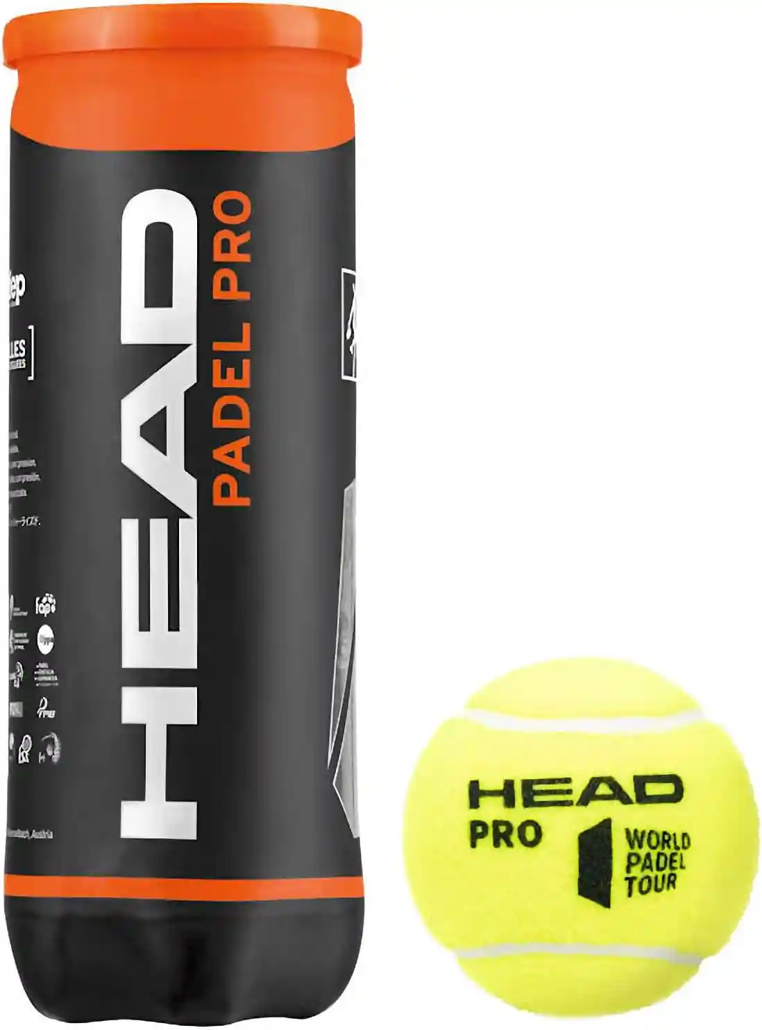 Head Padel Pro pelotas de pádel