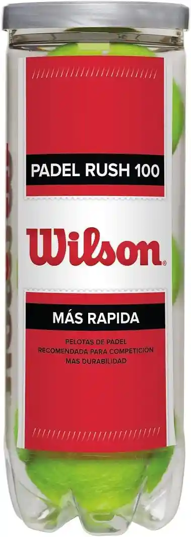 Wilson Padel Rush 100 pelotas de pádel